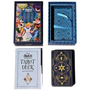 Alice in Wonderland Tarot Deck & Guidebook Box Set Disney Minerva Siegel 6" NWOT